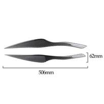 1Pair Real Carbon Fiber Headlight Eyebrow Eyelid Cover For BMW 3 Series E90 E91 2006 2007 2008 2009 2010 2011 Car A