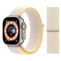Nylon Sport Loop Strap for apple watch band 44mm 40mm 45mm 41mm 38mm 42mm 49mm bracelet iWatch Series Ultra 8 7 6 5 3 se 38mm-40mm-41mm