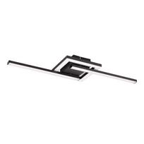 Lubinis šviestuvas juodos spalvos LED 16x54 cm Viale – Reality