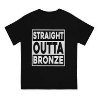 Marškinėliai trumpomis rankovėmis League of Legends LOL varžybinių žaidimų vyriški marškinėliai Straight Outta Bronze Essential Unikalūs marškinėliai S smėlis