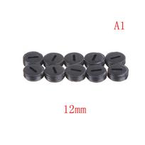 10 vnt. juodo anglies šepetėlio laikiklio dangtelio šepečių dangtelis 13 14 15 16 18 20 22 mm 12mm