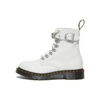 Dr. Martens 1460 Odiniai Metalinis Sagtis Elastingi Trumpi Batai Moteriški Batai Balti 27266100 36 gray