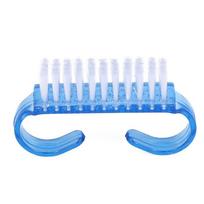 Handle Grip Nail Brush Fingernail Brush Hand Scrub Cleaning Brush for Home Salon 1 mėlyna