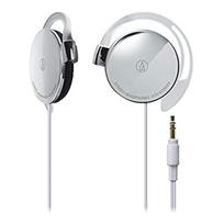 Audio-Technica ATH-EQ300M Silver Ear Fit On-Ear Headphones Comfortable Ear-Hook Design for Clear Sound