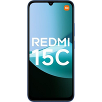 Smartphone Xiaomi Redmi 15C 4G Moonlight Blue, 6.9" HD+ Display, 4GB RAM, 256GB Storage, 50MP Camera, 6000mAh Battery