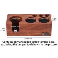 TREELF Coffee Tamper Holder Multifunctional Stand Walnut Espresso Tamping Station Mat Rack 54/58mm Coffee Machine Accessories