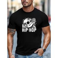Men'S T-Shirt, Easygoing And Casual, Easy And Clean, Featuring a Men'S Hip-Hop Design for Summer with a Short Round Neck S juoda
