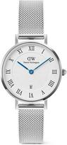 Laikrodis Daniel Wellington Petite 28 Roman Numerals Date Sterling Baltas Sidabrinis DW00100858