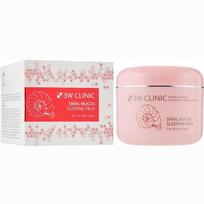 Snail Mucus Sleeping Pack 3W Clinic Night Face Mask with Snail Mucus Extract 100 ml.