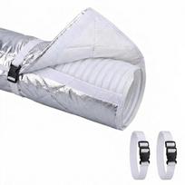 Šilumos izoliacija Oro kondicionieriaus žarnos dangtelis Vandeniui atsparus žarnos izoliacijos dangtelis Oro kondicionieriaus dalys Grey Zipper