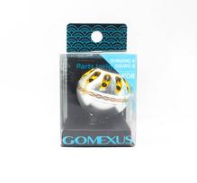 Gomexus K135ASRGD Knob Alu Silver Gold 35mm Shimano A , Daiwa S (1632)