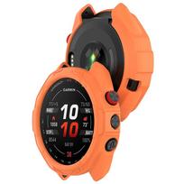 Watch Protective Case Cover for Garmin Approach S70 42mm 47mm Soft Tpu SmartWatch Shockproof Protector Shell Anti-scratch 42mm oranžinė