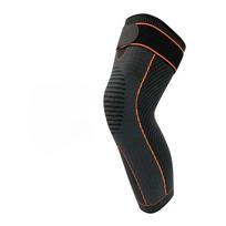 Mugwort Warm Self-Heating Long Knee Brace Sleeves Soft Support for Knee Injuries & Muscle Pain Relief oranžinė