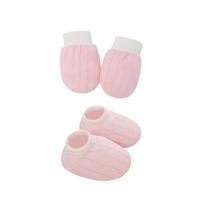Baby Cotton Baby Hat Mittens And Foot Cover Set For Newborns And Infants Style4