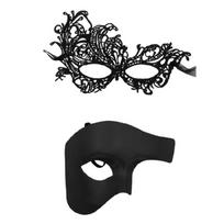 Artistic Half Face Masquerade Mask With Elegant Lace Design Halloween Mask For Themed Parties Festive Occasion juoda