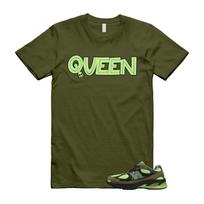 2010 Sea Moss Afterglow Olive Green Black T Shirt Match QUEEN 2XL