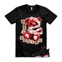 6 Infrared Salesman Black Red T Shirt Match ANTI S