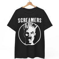 Screamers Shirt | Music Band Punk Hardcore Rock Tee | Tomata du Plenty Synth Punk Graphic T-Shirt | LA Underground 77 Punk Merch M