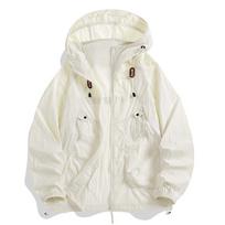 New Summer Hooded Sun Protection Suit for Men Couples Ultra-thin Outdoor Windbreaker M