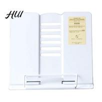 Anti-slip Book Rack Metal Stand Desk Hands Free Reading Rest Non-slip Tabletop Adjustable Cookbook Documents Holder for Recipes Music Sturdy balta