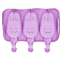 2 pcs Easy Release Silicone Ice Cream Mold Rabbit Shaped Frozen Treat Maker  DIY