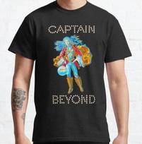 Captain Beyond T-Shirts Short Sleeve Black All Size Gift For Fan 4XL