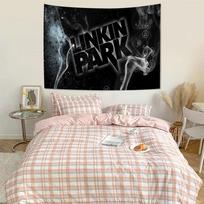 Linkin Park Grupės Hipio Sieninė Gobelenų Sieninė Pakaba Svetainei Namų Bendrabučio Dekoras Menas Namų Dekoras 74x94cm(29x37in)
