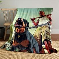 GTA Franklin Chop Blanket bedroom Blanket for Livingroom Couch lunch break Soft Cozy throw for Friend's festival Gift 80cm x 120cm