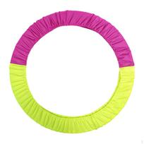 Dangalas meninės ir ritminės gimnastikos lankui, Nešiojamas, Pagamintas iš poliesterio, Lengva uždėti, Pink Blue brown