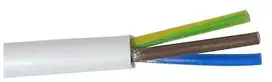 Elektrokomplektas Kabelis H03VV-F 2x0,75 300/300 V, baltas, daugiagyslis