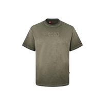 Li-Ning Revive Series Casual Solid Color Short Sleeve T-Shirt Unisex Tops Gray Army-Green AHSW581-4 S