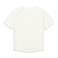 Li-Ning Outdoor CF Cool Antibacterial Short Sleeve T-Shirt Women tops Off-White ATSW758-1 XS