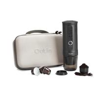 Outin nano travel kit, espresso machine bundle with nano protective case, model otem-01, color space gray