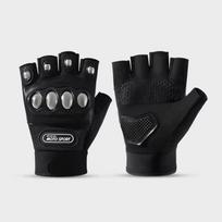Breathable Fingerless Racing Biker Custom Half Finger Motorcycle Riding Gloves for Men Free juoda