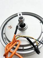 10 colių bešepetėlių ratų stebulės variklio dalys elektriniam dviračiui, paspirtukui, vandeniui atsparus DC variklis 500W-2000W 36V/48V LCD ekranas 15A sidabras
