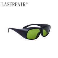 Multi-wavelength Laser Safety Goggles with 29% Visible Light Transmittance 755nm 808nm 980nm 1064nm Eye Protection (Green,safety glasses) žalia