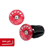 Plugs Bike Accessories Handlebar End Cap Bicycle Grip Plugs Handle Bar Plug Cap Handle Bar Plugs raudona