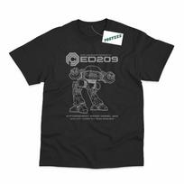 Ed209 Urban Pacification Machine Inspired By Robocop Printed TShirt M