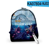 Classic Subnautica Below Zero Backpacks Boys/Girls pupil School Bags 3D Print Keychains Oxford Waterproof Cute Small Backpacks
