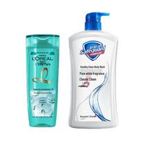 L'Oréal Hyaluronic Acid Hydrating Anti-Dandruff Shampoo & Shower Gel Set
