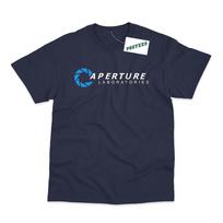 Aperture Laboratories Inspired By Portal Gamer Printed TShirt S