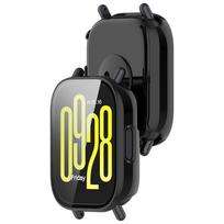 PC Protective Case+Glass for Redmi Watch 5 Lite / Active All-around Bumper Anti-scratch Cover + Screen Protector Accessories Redmi Watch5 Lite juoda