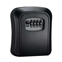 Password Lock Box Durable & Waterproof Plastic with Password Unlock Polished Finish & Anti-Theft Feature Great Factory Price (Black,Door&Aluminum alloy&Door Lock) juoda