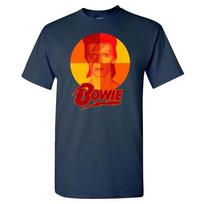 David Bowie Aladdin Quadrant Orange TShirt L