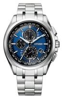 CITIZEN ATTESA Tiesioginis analoginis plonas laikrodis [Citizen] Eco-Drive radijo bangomis valdomas laikrodis, Skrydis, Ekranas, Dizainas, AT8040-57L, Vyriškas