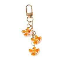 Vibrant Popcorn Keychain Pendant Fun Popcorn Keychain Pendant Bag Hanging Decoration for Everyday Use and Gifts