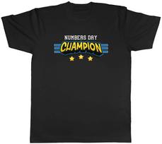 Number Day Champion Mens T-Shirt Mathematics Maths Tee Gift XXXXL