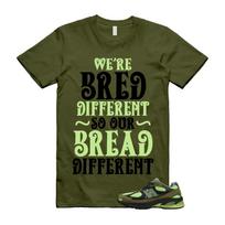 2010 Sea Moss Afterglow Olive Green Black T Shirt Match BREAD S