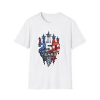 25 Years Military Jets T-Shirt | American Flag Aviation Anniversary 3XL