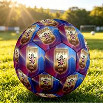 Aston Villa FootballPrinted Size 5 Soccer Ball, Anti Slip Adult Match Football Souvenir for Football Fans Size 5